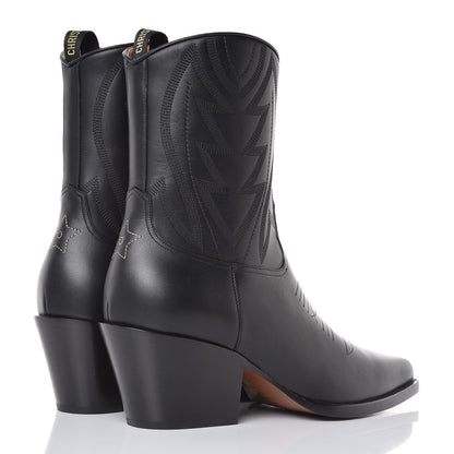 Christian Dior Matte Calfskin L.A. Low Boots 40 Black 4 of 11