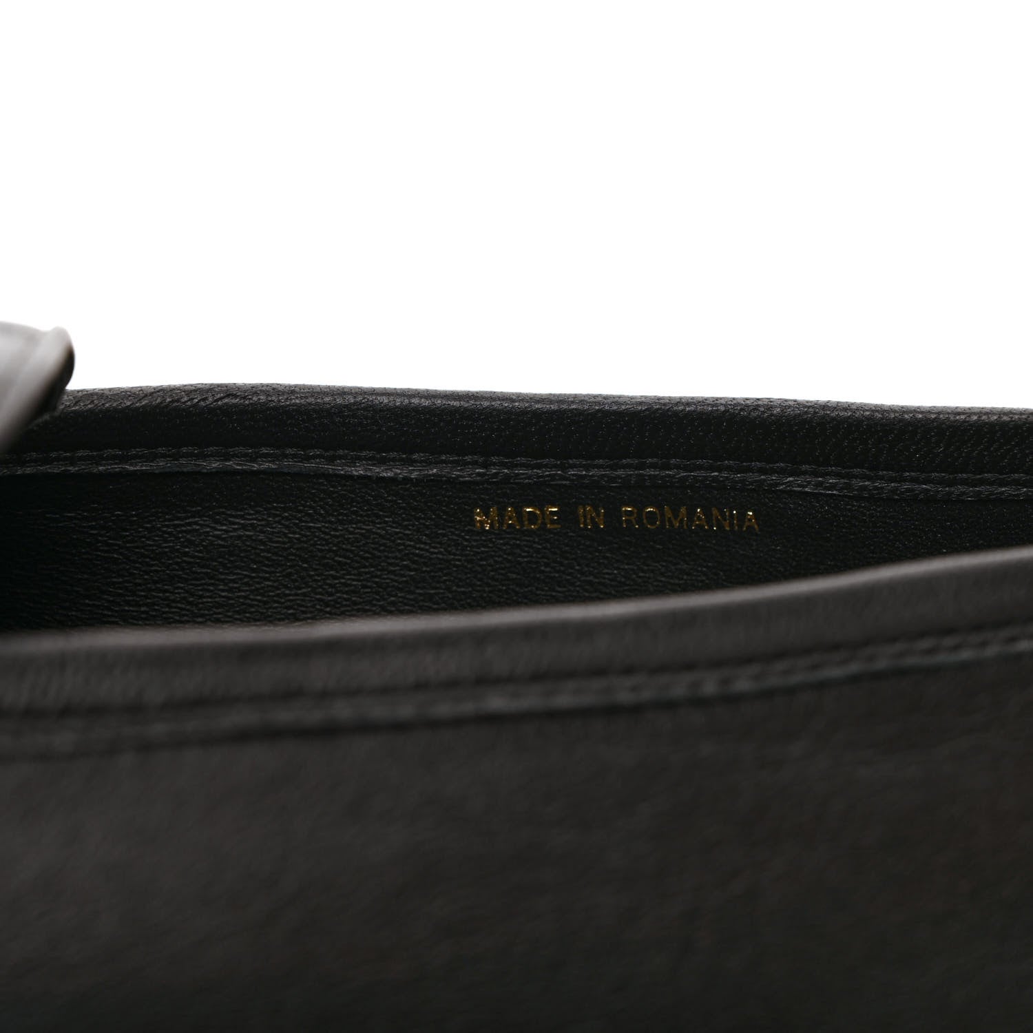 Chanel Calfskin Mens Stitched CC Loafers 46 Black 8 of 9