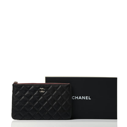 Chanel Caviar Quilted Cosmetic Case Black 4 of 4