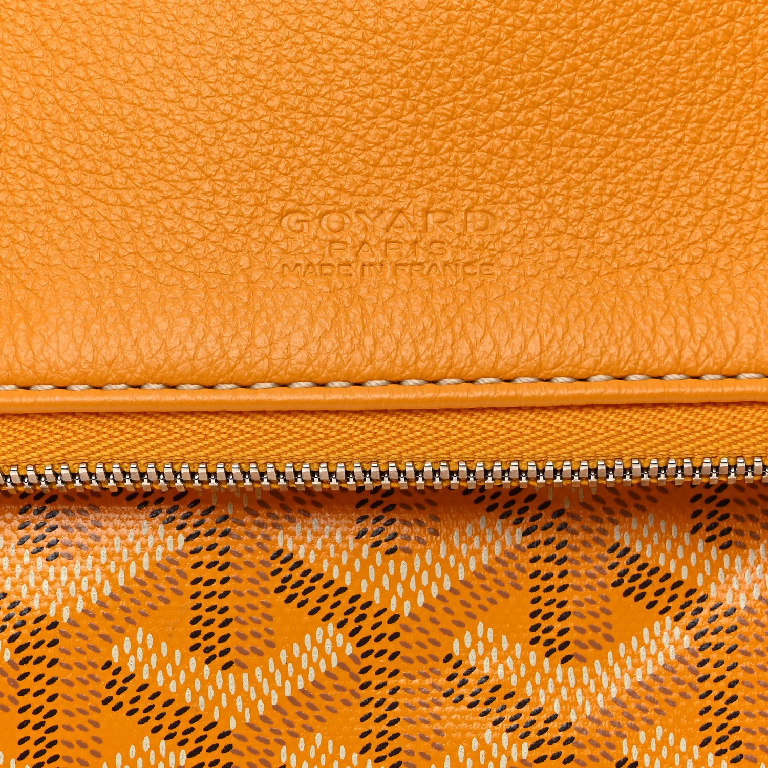 Goyard Goyardine Sainte Marie Soft Clutch Yellow 6 of 9