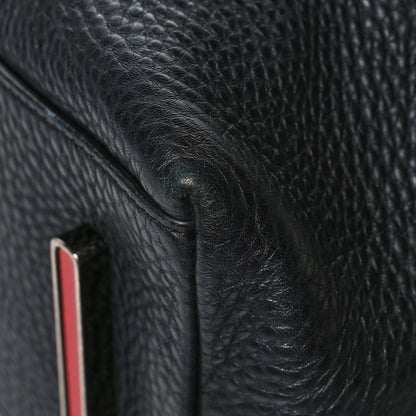Christian Louboutin Grained Calfskin Passage Fringe Shopping Tote Black 11 of 14