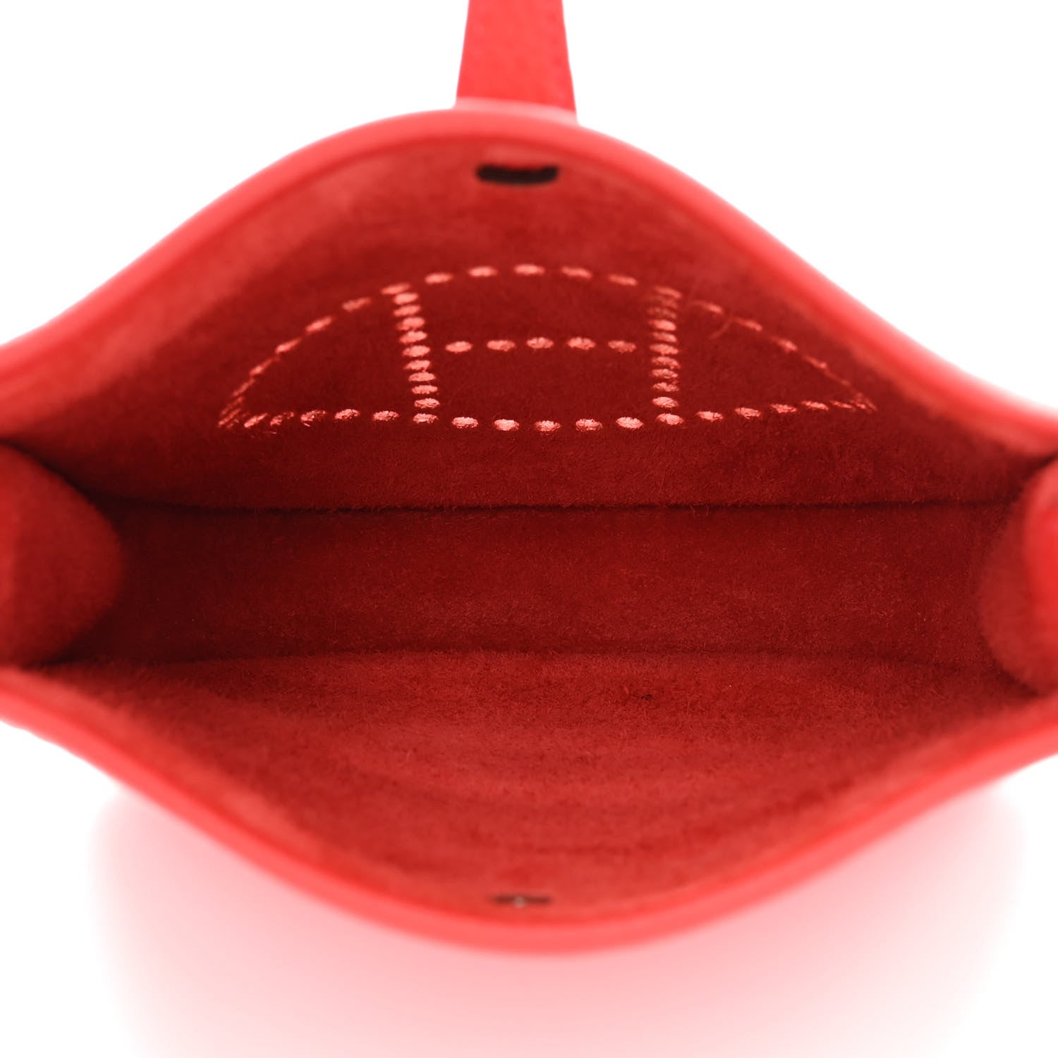 Hermes Taurillon Clemence Evelyne TPM Rouge Casaque 5 of 11