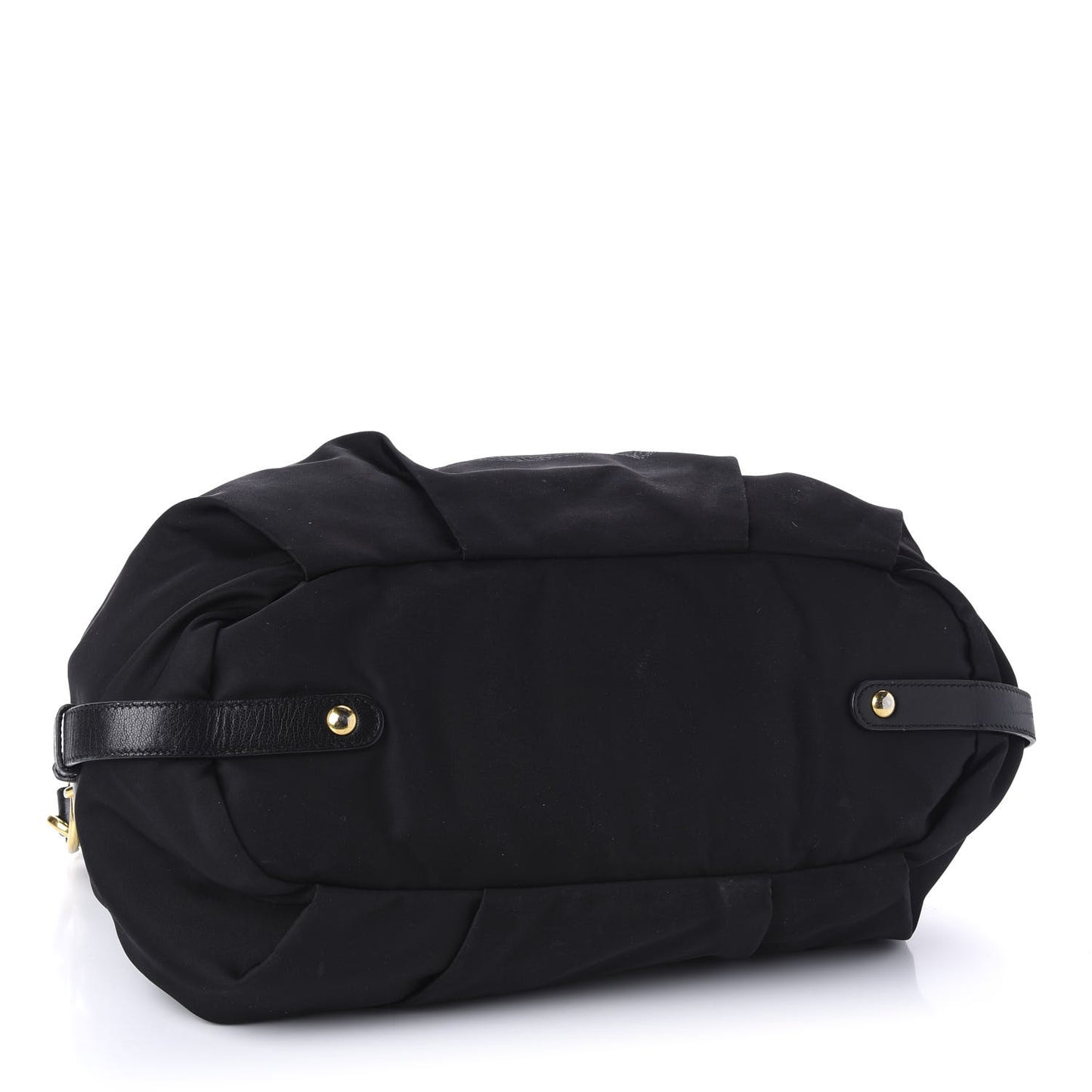 Tessuto Nylon Jacquard Logo Tote Black