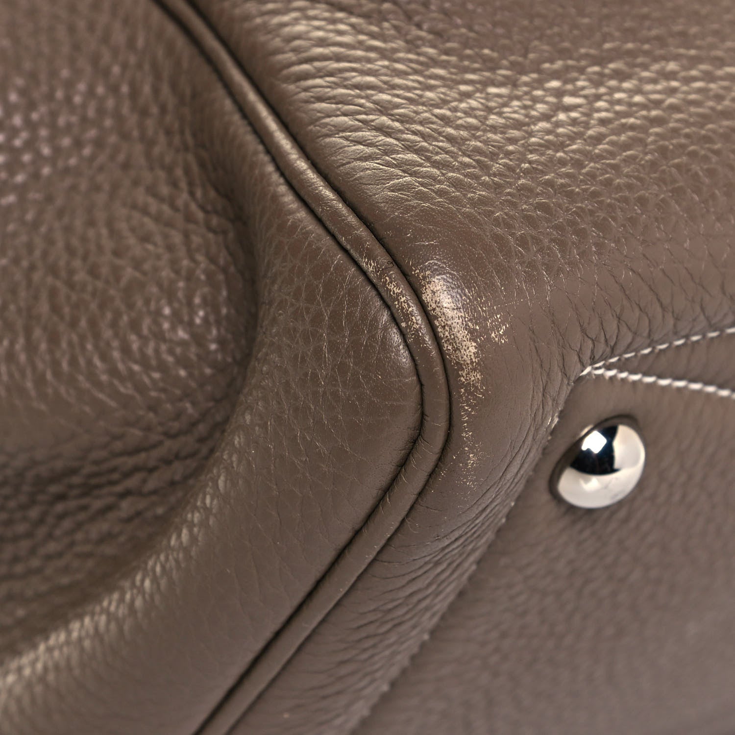 Hermes Taurillon Clemence Victoria Elan 38 Etoupe 12 of 13