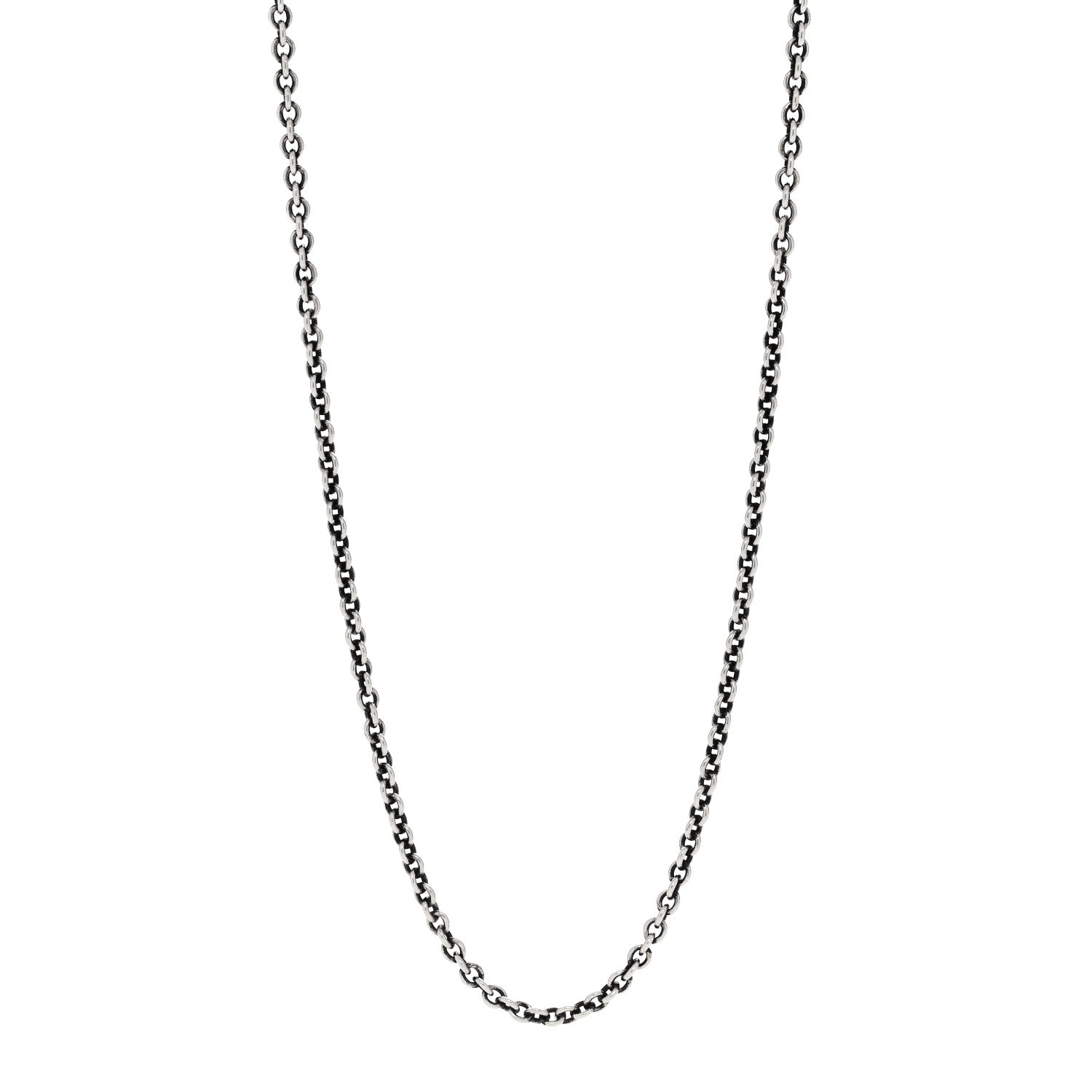Chrome Hearts Sterling Silver 4mm Chain Necklace 1 of 6