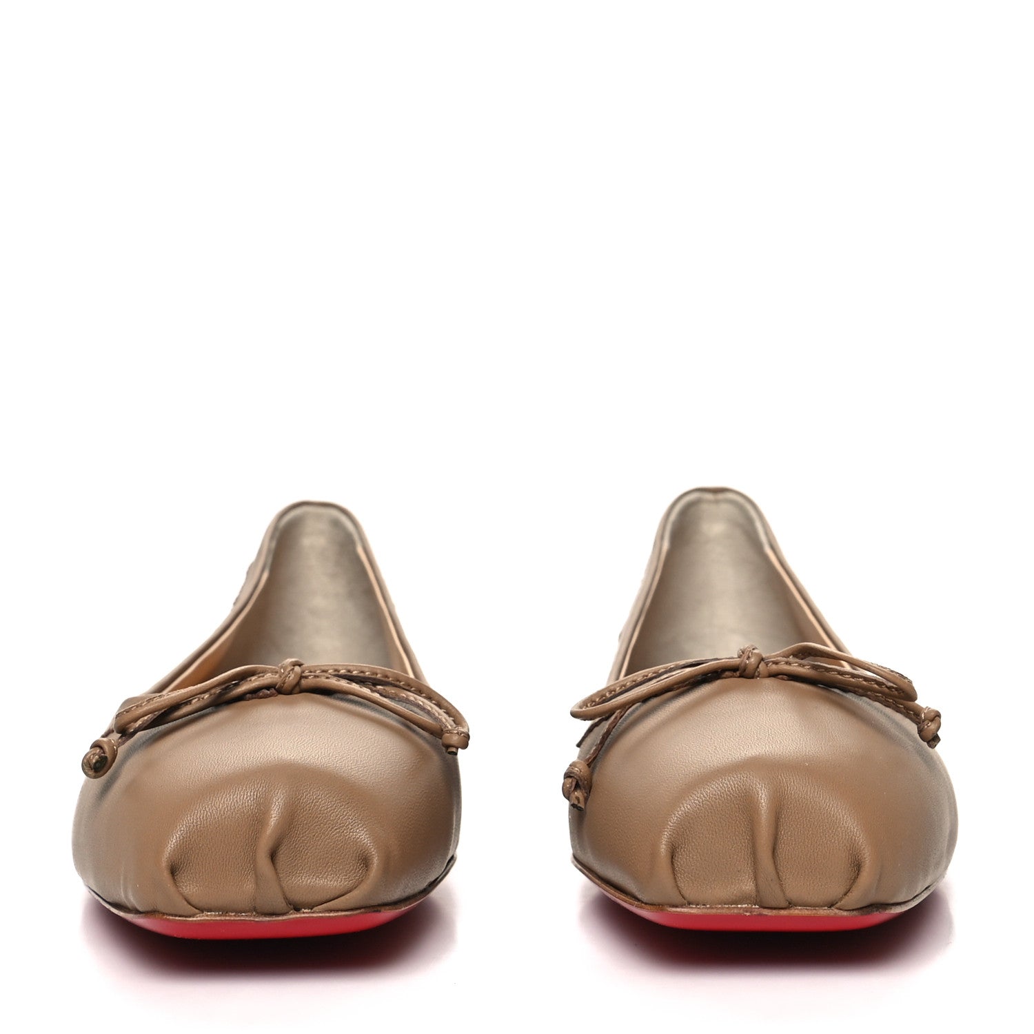 Christian Louboutin Nappa Mamadrague Flats Nude 39.5 2 of 7