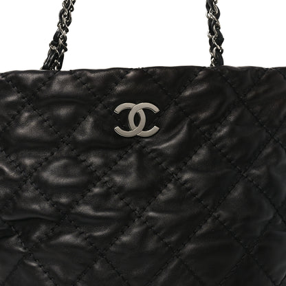 Chanel Calfskin Contrast Stitch Tote Black 8 of 10