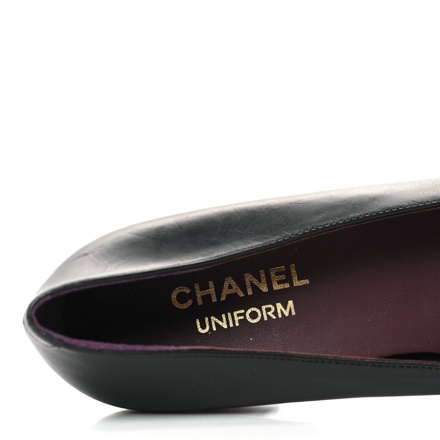 Lambskin Cap Toe CC Pumps 39 Black