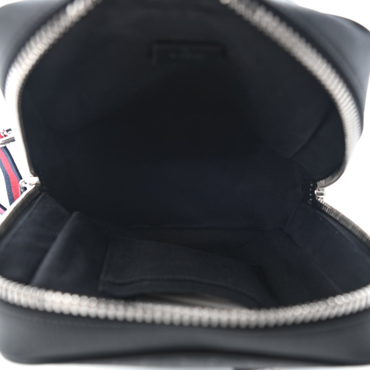 GG Supreme Monogram Web Belt Bag Black Grey