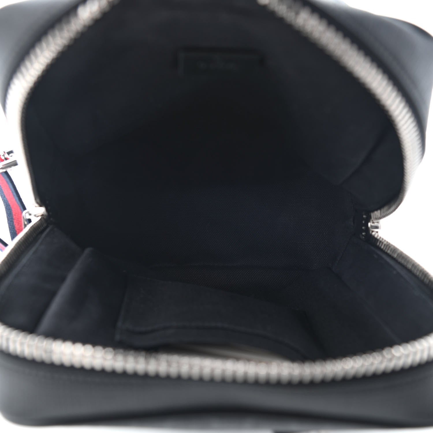 Gucci GG Supreme Monogram Web Belt Bag Black Grey 5 of 9