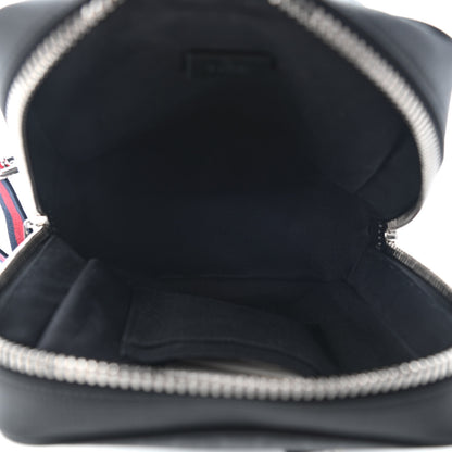 Gucci GG Supreme Monogram Web Belt Bag Black Grey 5 of 9