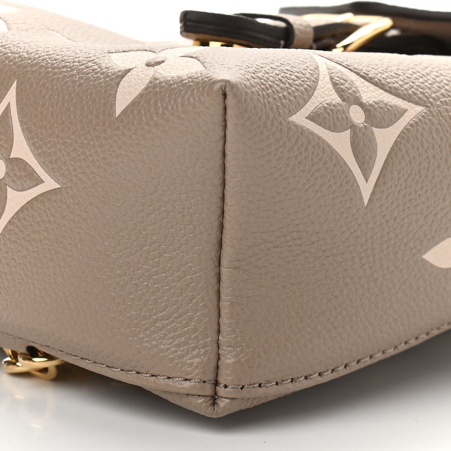 Empreinte Monogram Giant Tiny Backpack Tourterelle Cream
