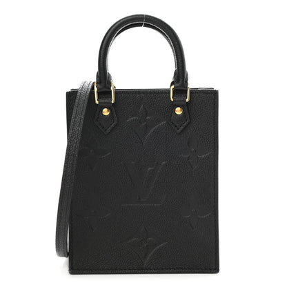 Louis Vuitton Empreinte Monogram Giant Petit Sac Plat Black 1 of 7