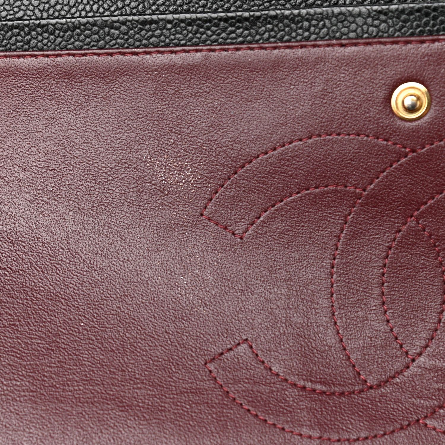 Chanel Caviar Quilted Maxi Double Flap Black 9 of 12