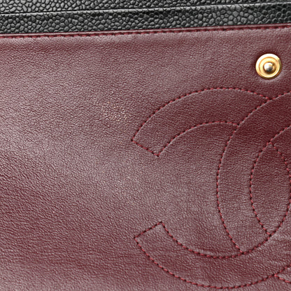 Chanel Caviar Quilted Maxi Double Flap Black 9 of 12