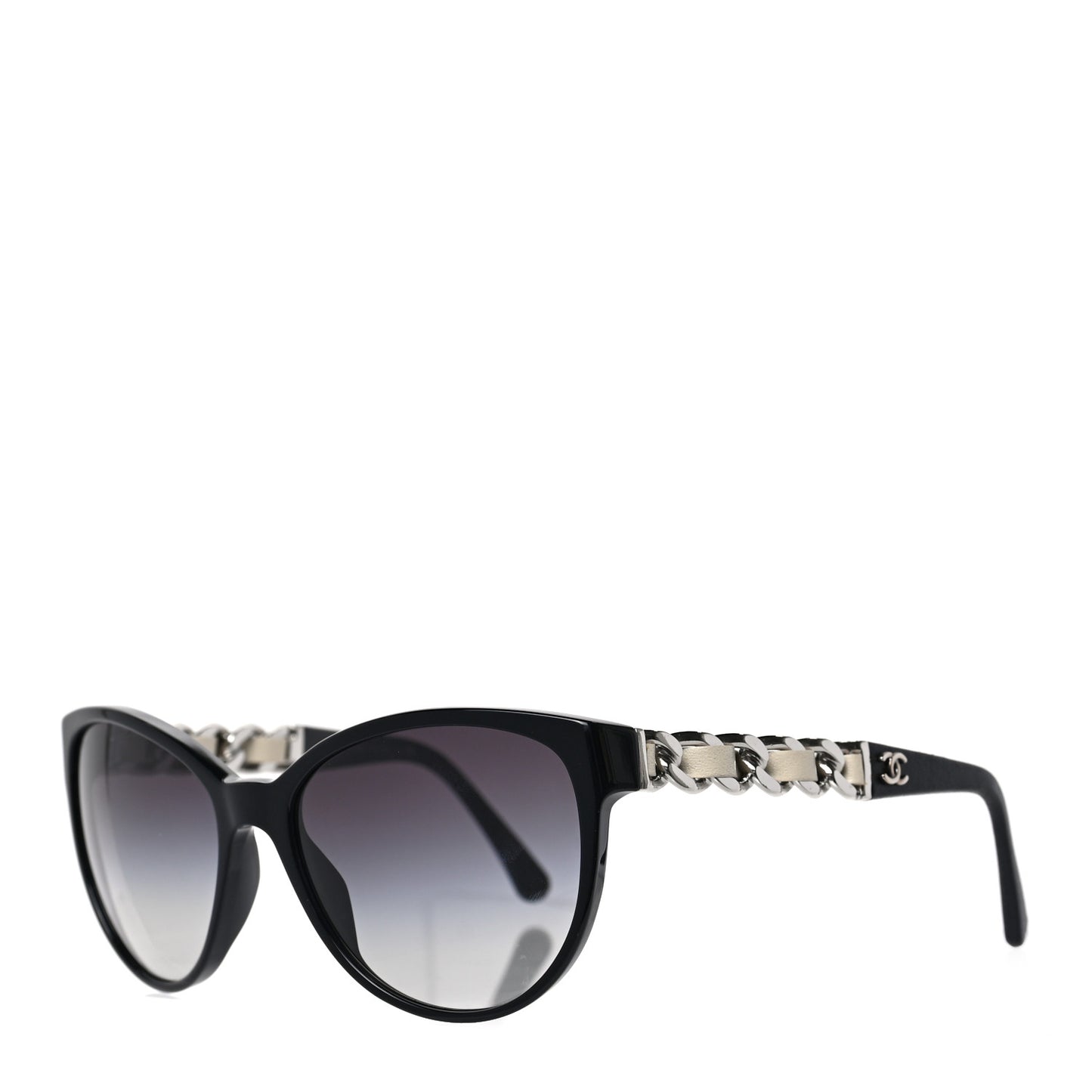 CC Chain Sunglasses 5215Q Black