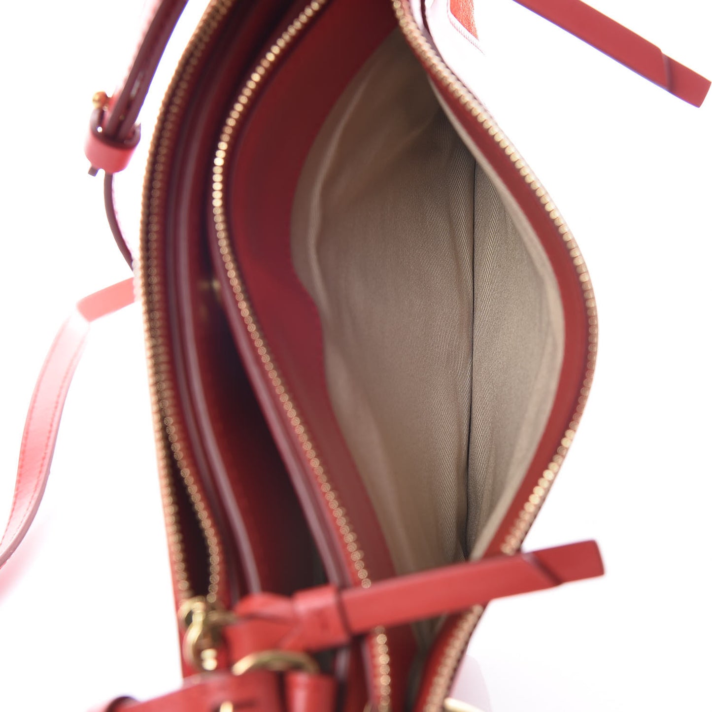 Calfskin Suede Roy Crossbody Bag Plaid Red