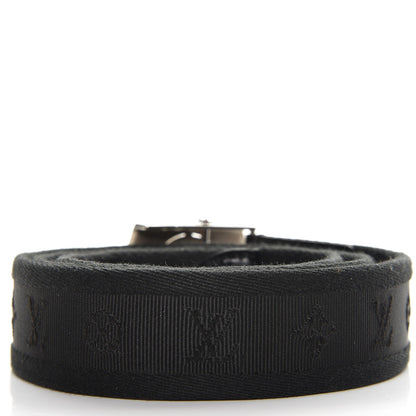 Louis Vuitton Canvas Monogram LV Cut Belt 90 36 Black 3 of 5