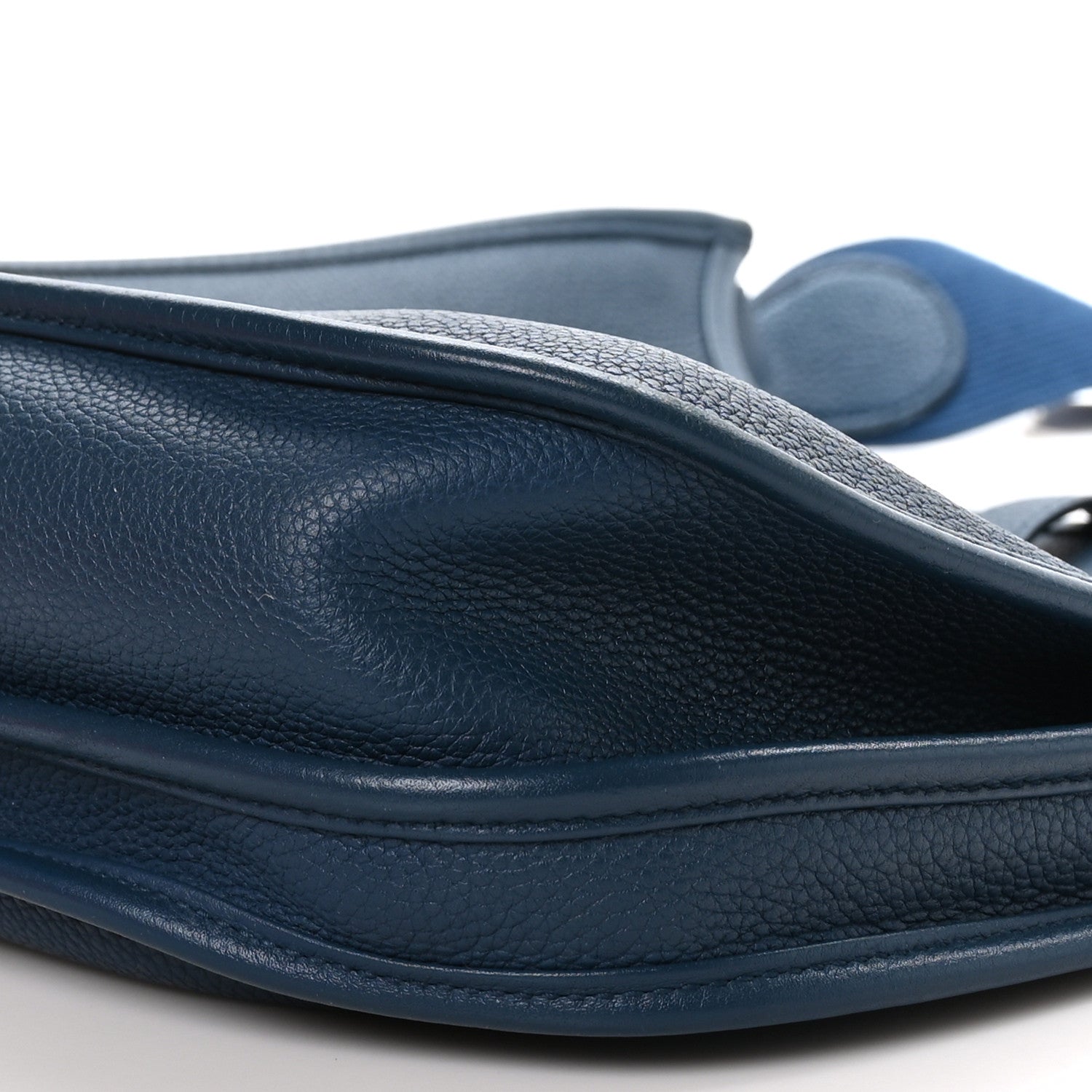 Hermes Taurillon Clemence Evelyne III PM Deep Blue 10 of 11