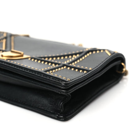 Christian Dior Patent Studded Diorama Flap Bag Black 10 of 10