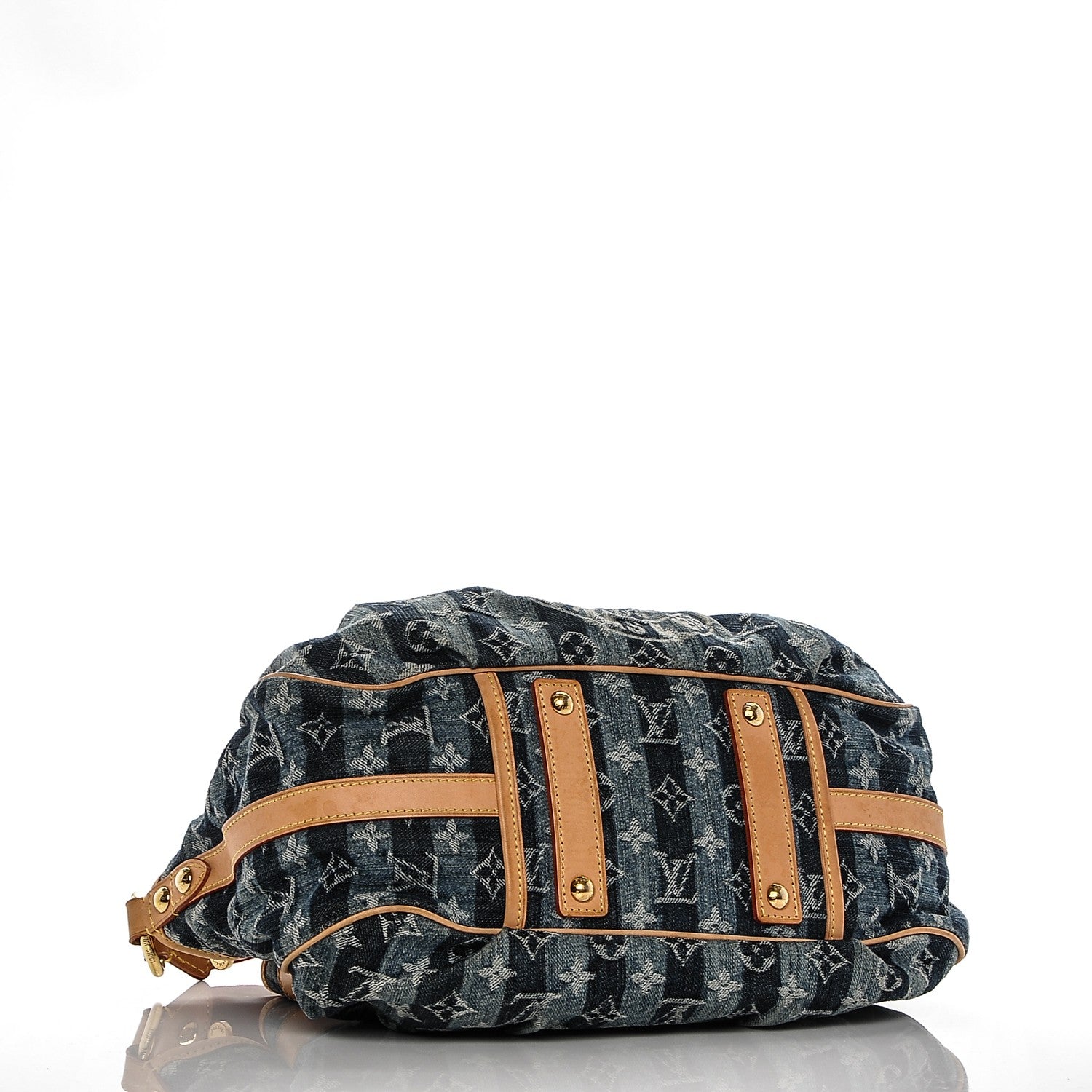 Louis Vuitton Denim Raye Porte Epaule MM 4 of 10