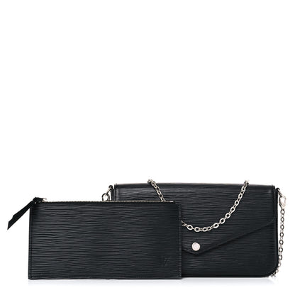 Louis Vuitton Epi Pochette Felicie Black 2 of 16