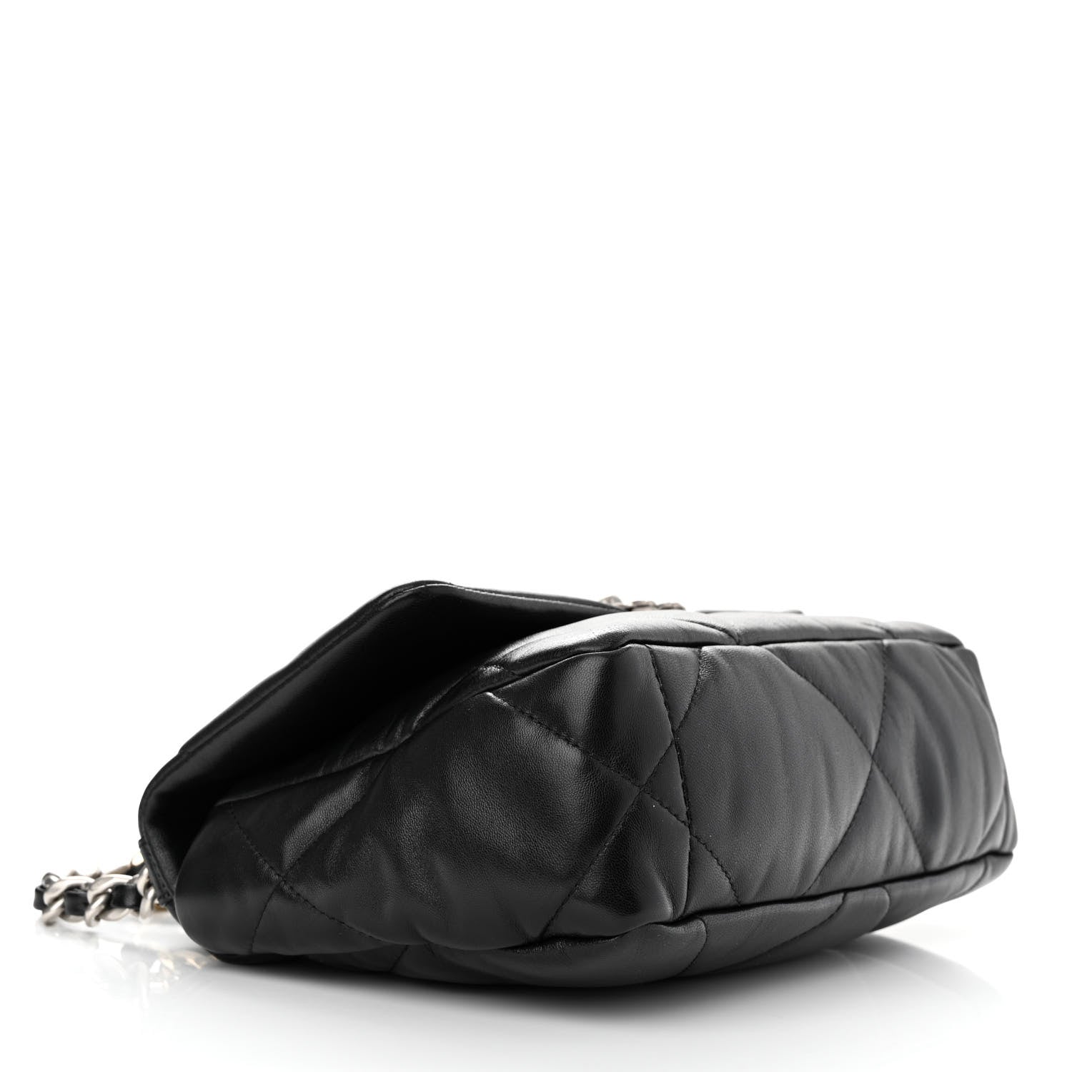 Chanel Lambskin Quilted Medium Chanel 19 Flap Black 4 of 12