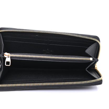 Louis Vuitton Empreinte Clemence Wallet Black 5 of 8