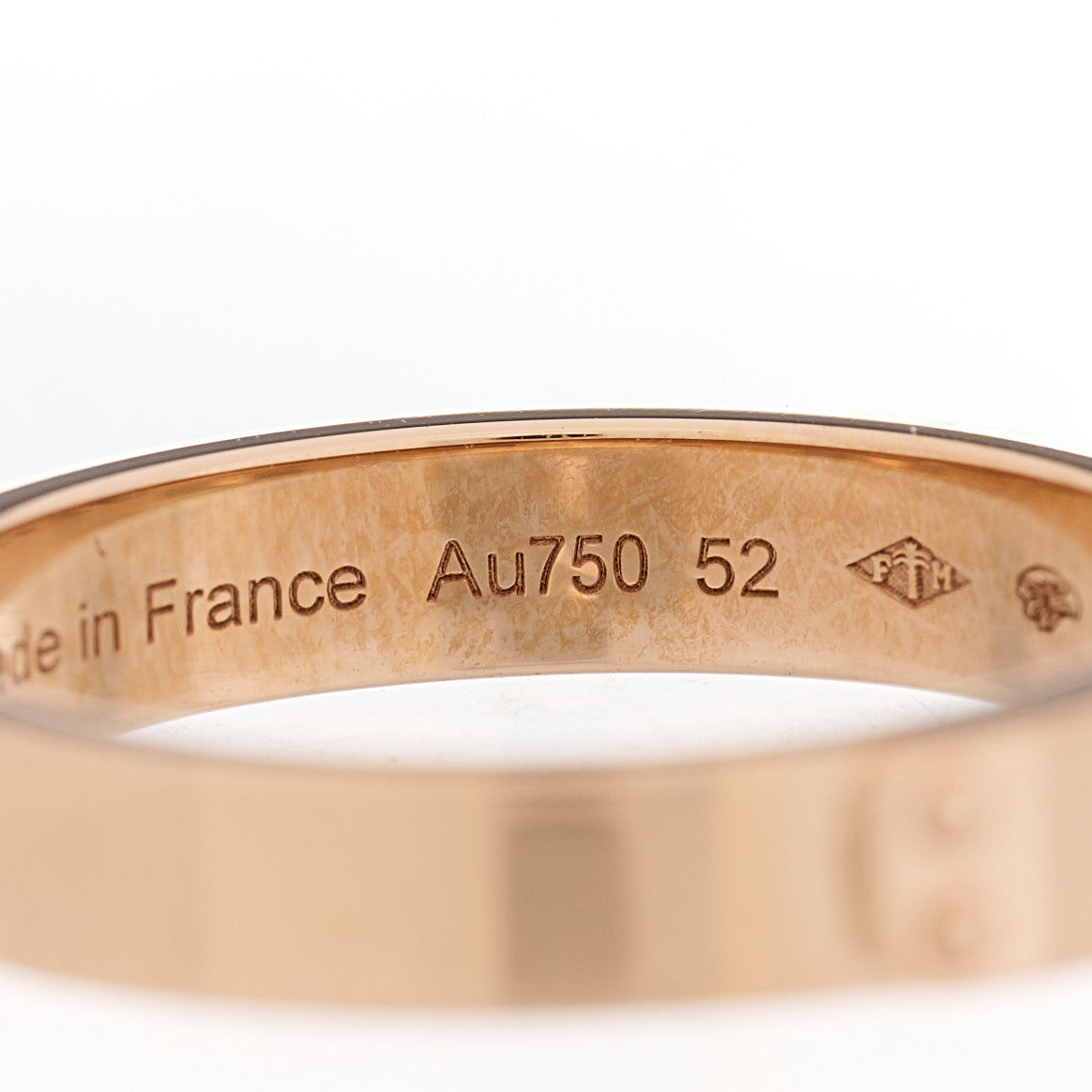 18K Rose Gold Diamond TPM Kelly Ring 52 6