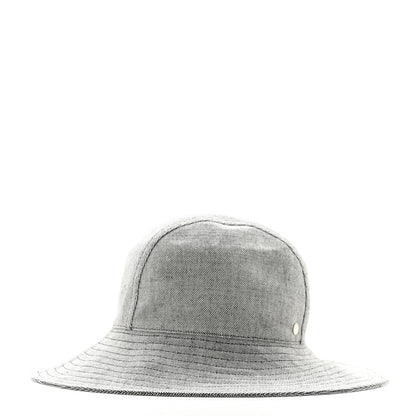 Hermes Linen Cotton Colette Bucket Hat 58 Black 6 of 9