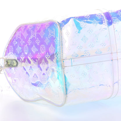 Louis Vuitton PVC Monogram Keepall Bandouliere 50 Iridescent Prism 6 of 7