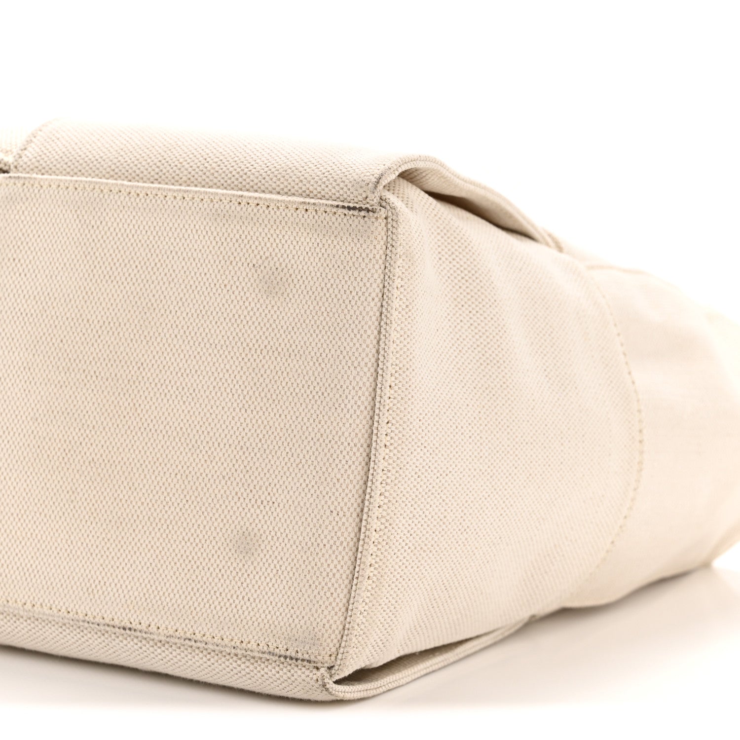 Bottega Veneta Canvas Maxi Intrecciato Medium Arco Tote Beige Black 10 of 14