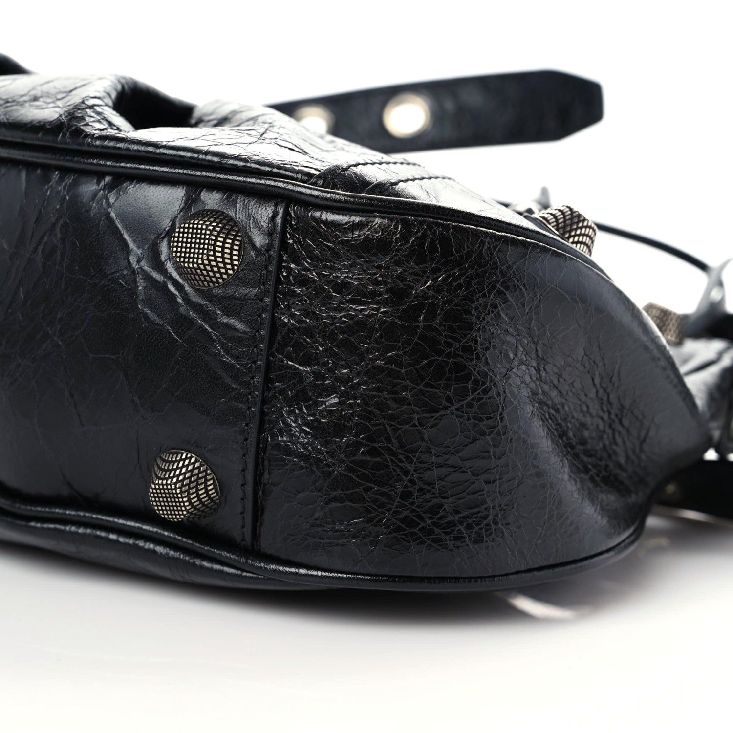Balenciaga Agneau Arena Small Le Cagole Shoulder Bag Black 7 of 8
