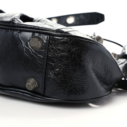 Balenciaga Agneau Arena Small Le Cagole Shoulder Bag Black 7 of 8