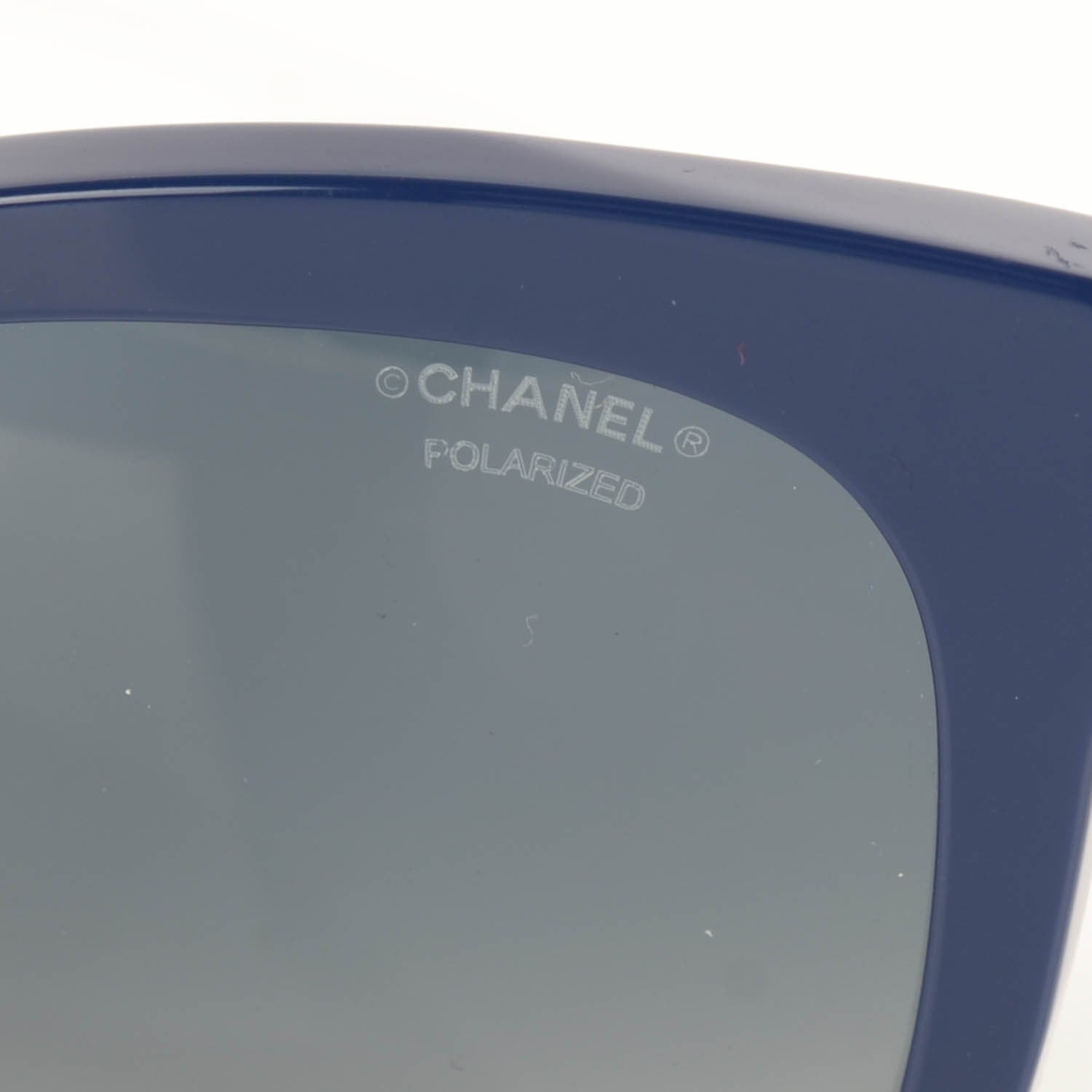 Chanel CC Lego Polarized 5313 Sunglasses Blue 6 of 6