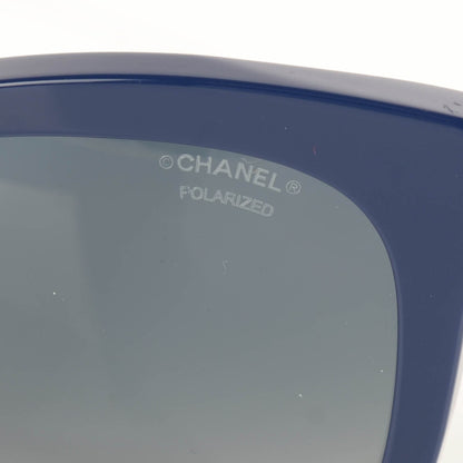 Chanel CC Lego Polarized 5313 Sunglasses Blue 6 of 6
