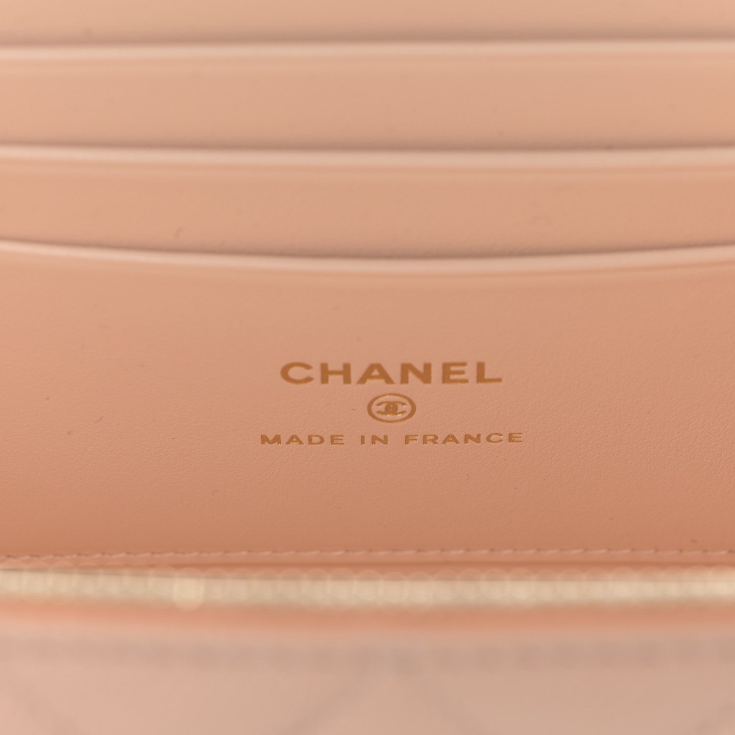 Chanel Caviar Quilted Small Vanity Case With Chain Light Beige 6 of 9