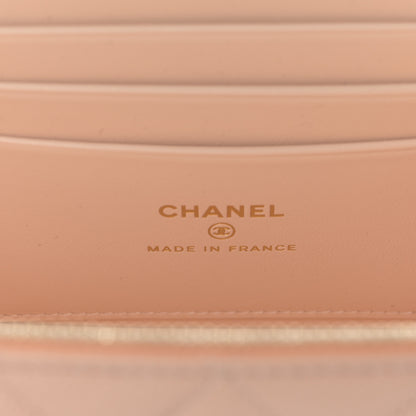 Chanel Caviar Quilted Small Vanity Case With Chain Light Beige 6 of 9