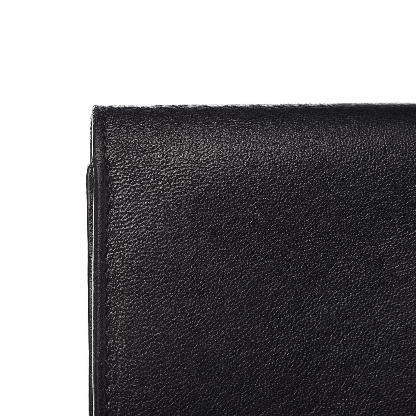 Smooth Lambskin iPad Folio Clutch Black