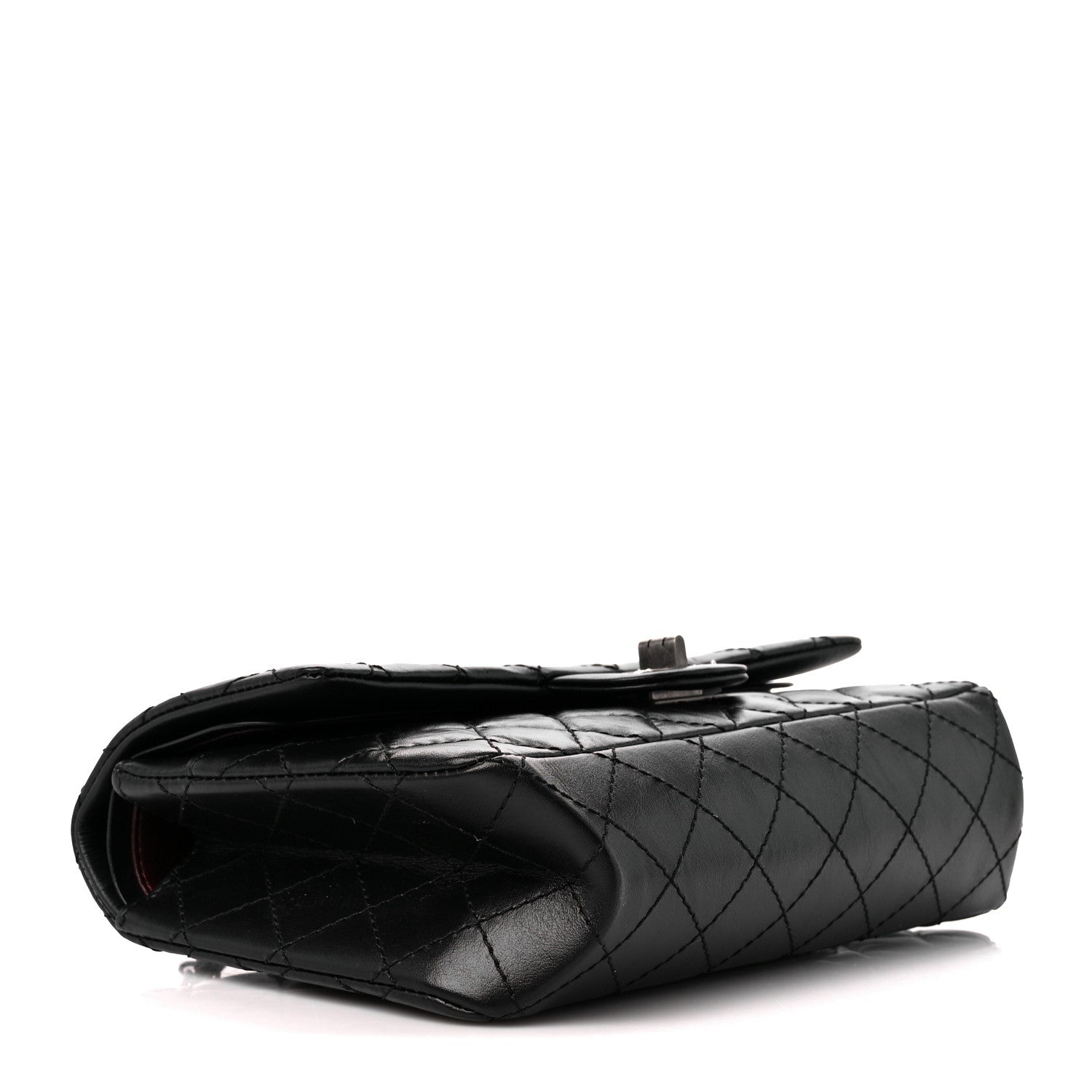 Chanel Aged Calfskin Quilted 2.55 Reissue 225 Flap Black 4 of 11