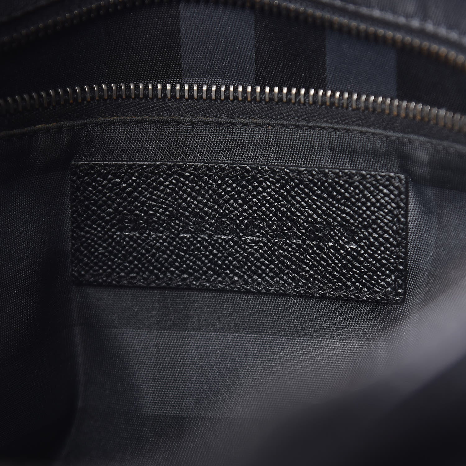 Burberry Calfskin Messenger Bag Black 6 of 10