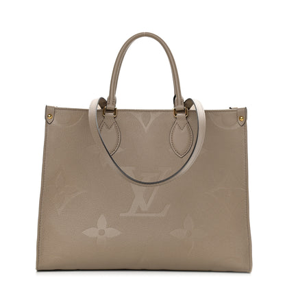 Louis Vuitton Empreinte Monogram Giant Onthego MM Tourterelle 1 of 13