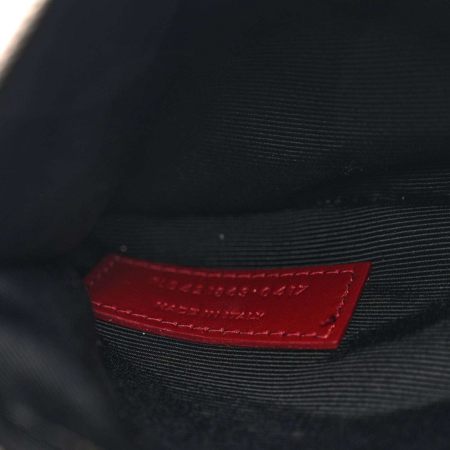 Saint Laurent Calfskin Crocodile Embossed Baby Sac De Jour Red 7 of 10