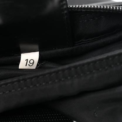 Prada Nylon Vela Flat Messenger Bag Black 7 of 10