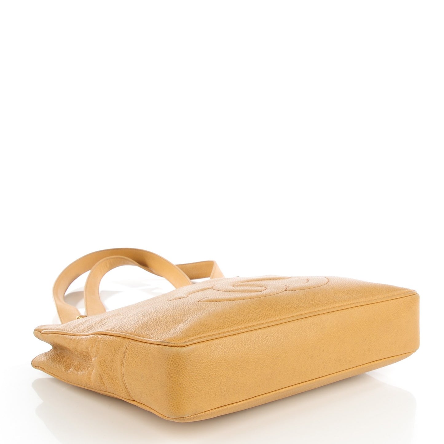 Caviar CC Shoulder Bag Beige