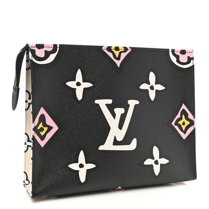 Louis Vuitton Monogram Giant Wild At Heart Toiletry Pouch 26 Black 3 of 7