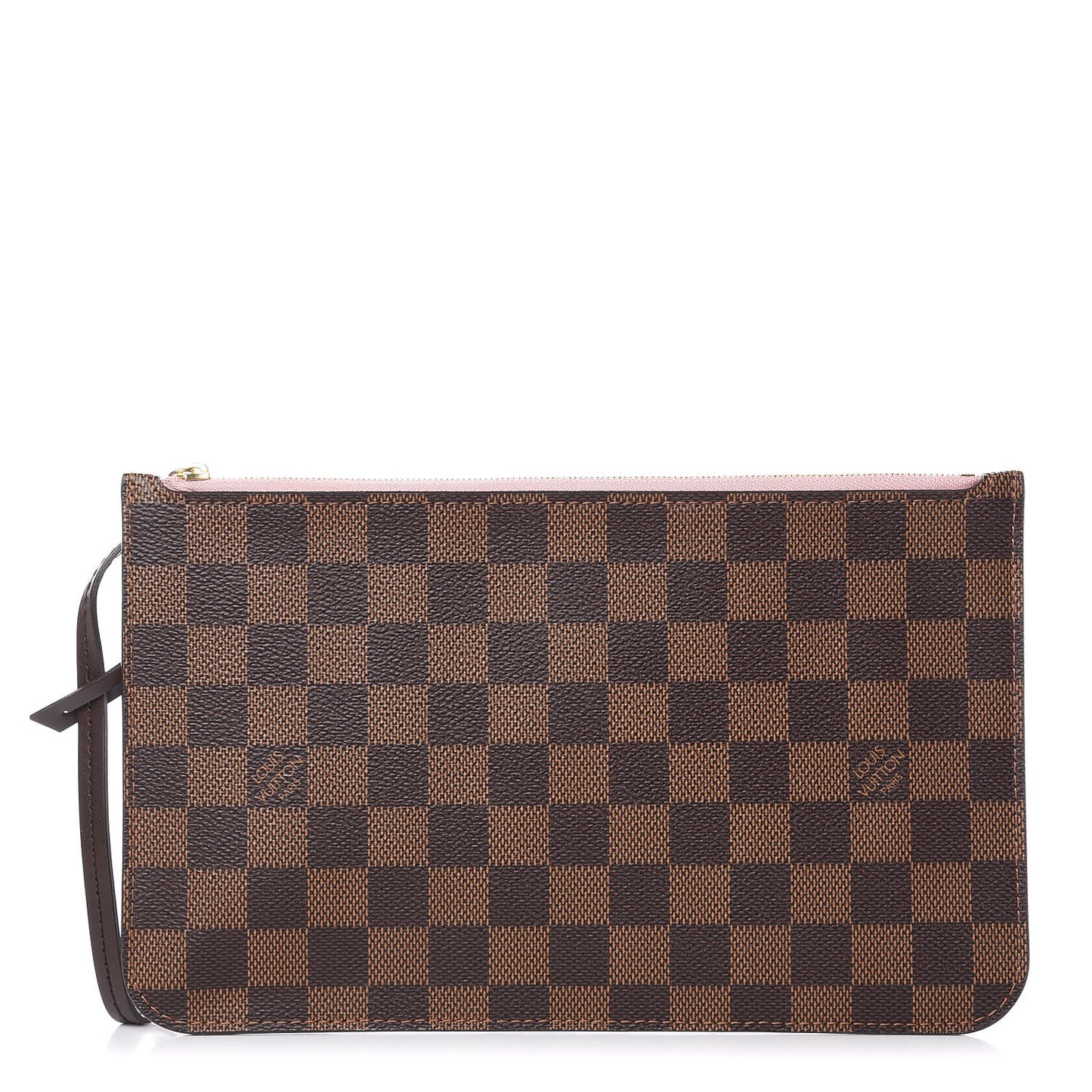 Damier Ebene Neverfull MM GM Pochette Rose Ballerine