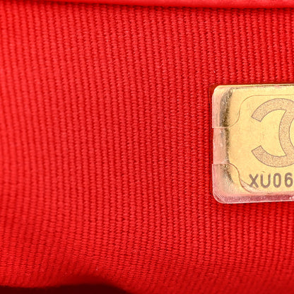 Chanel Lambskin Quilted Small Lacquered Chain Flap Red 7 of 10