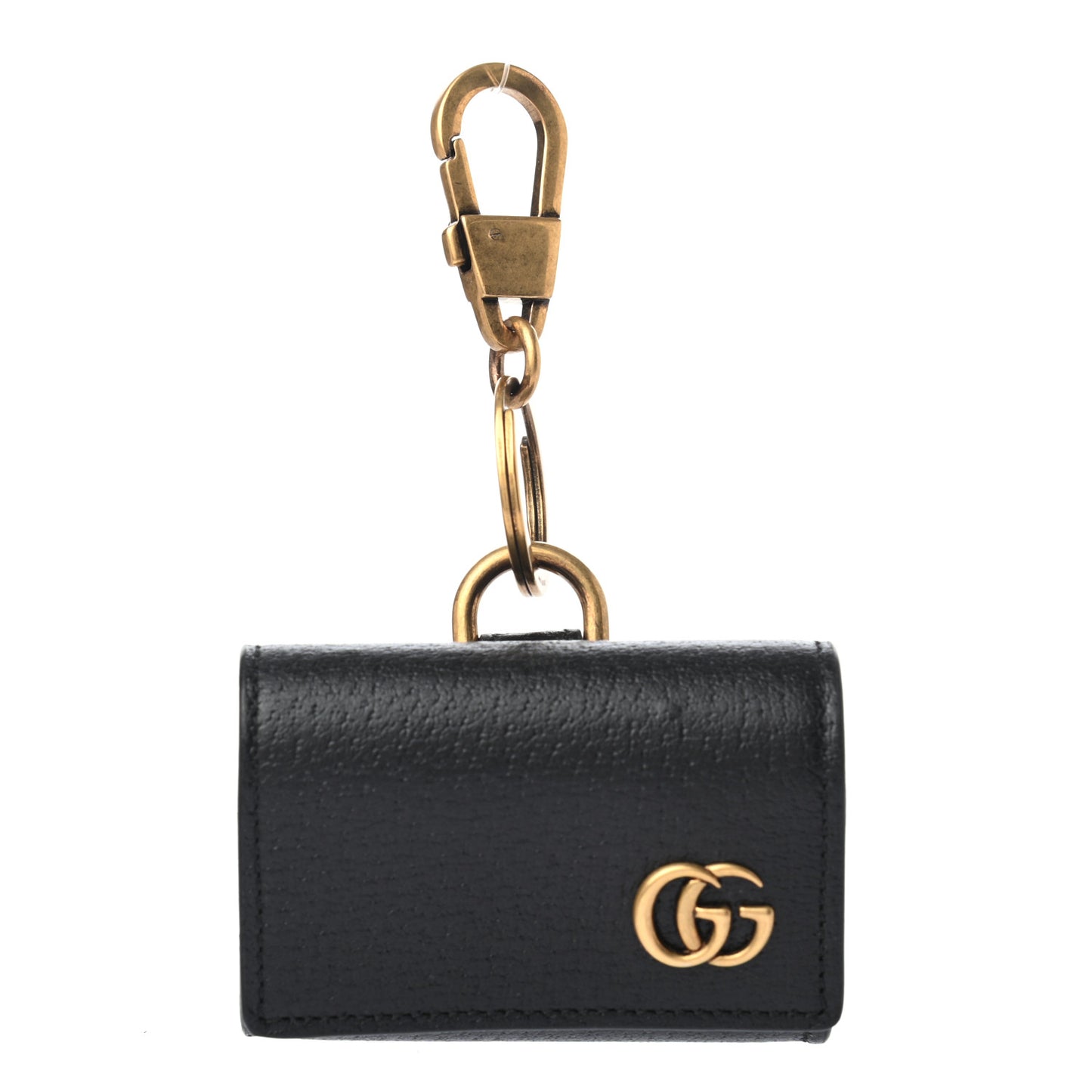 Calfskin Boar Effect GG Marmont AirPods Pro Case Black