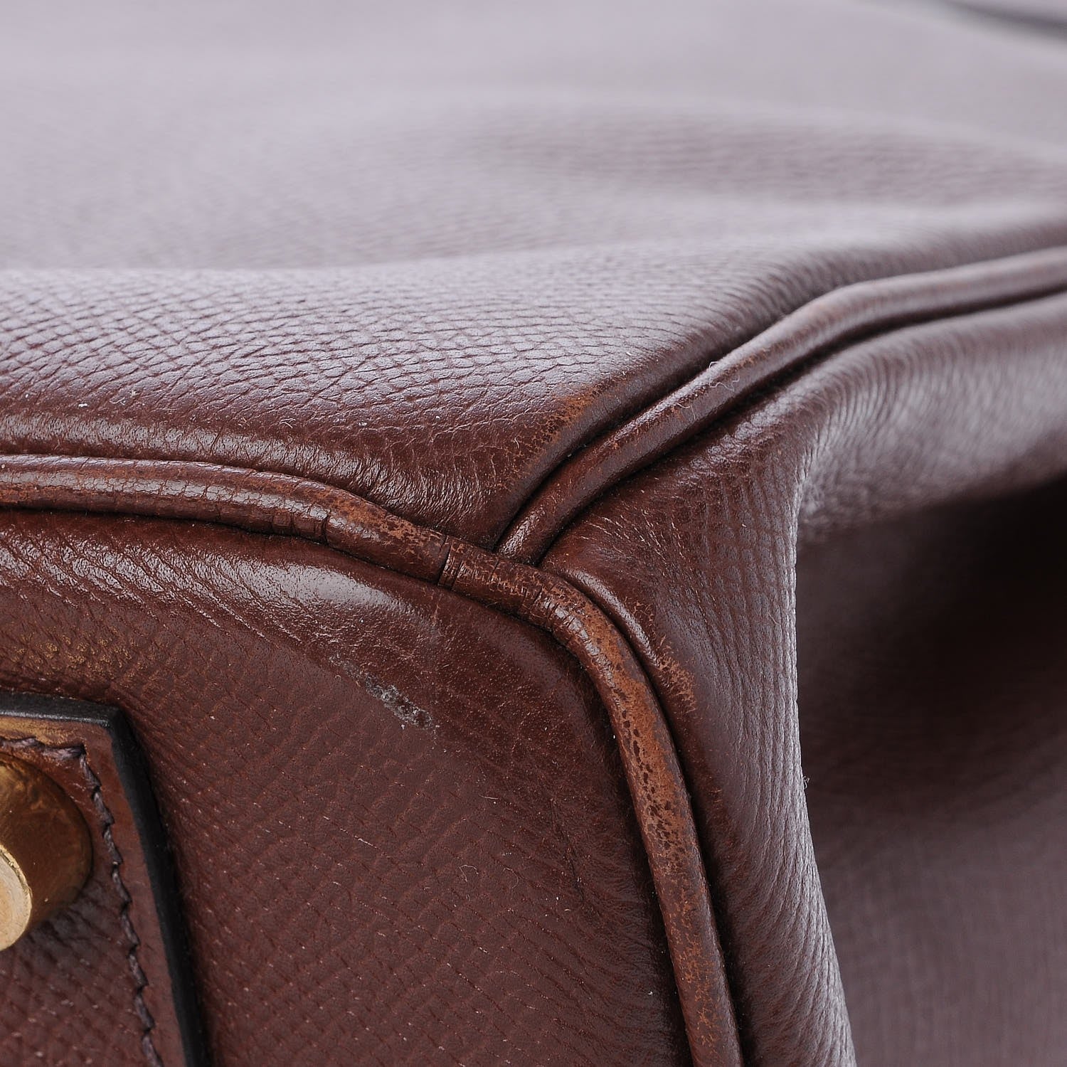 Hermes Courchevel Birkin 35 Chocolate 36 of 36